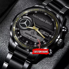 Mercedes – Black Stainless Steel Watch picture