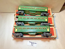 3 Lionel postwar tin passenger cars #2441 #2440 #2440 in box toy train cars picture