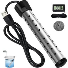 2000W 110V Water Heater Portable Electric Immersion Element Bucket Boiler Travel picture