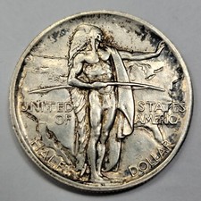 1926 S 50c Oregon Trail Commemorative Half Dollar Original Toning Nice *J108 picture
