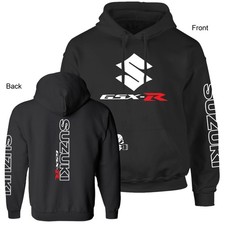 GSX-R Suzuki Racing, Sport Bike, FPSB, Unisex P. Black Hoodie picture