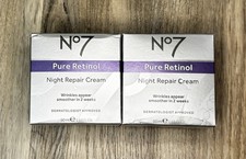 No7 Pure Retinol Night Repair Cream Collagen Peptides 1.69oz 2Pk picture
