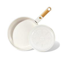3-Piece Nonstick Frying Pan Set - Cream White picture