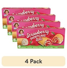 (4 pack) Little Debbie Strawberry Shortcake Rolls, 13 oz (6 count) picture