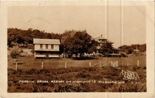 PC CPA US, WIS, KILBOURN, MEADOW BROOK RESORT, REAL PHOTO POSTCARD (b6414) picture