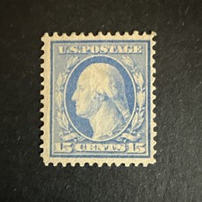 US Scott #366 Very Rare Blue Paper picture
