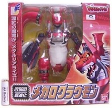 Bandai DIGIMON EX Action FIGURE HYBRID WarGrowlmon MegaloGrowmon 2001 BANDAI picture