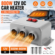 800W Electric Car Heater 3 Hole 12V DC Heating Fan Defogger Defroster Demister picture