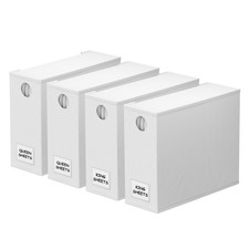 SpaceAid 4 Pack Bed Sheet Organizers and Storage, Foldable Sheet Organizer fo... picture