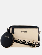 GUESS Black & Cream Crossbody with Coin Pouch picture