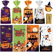 Halloween Treat Bags Plastic Halloween Goodie Bags Happy Halloweens Candy Bag Tr picture