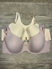 Soma 2 T Shirt Bras Embraceable Perfect Coverage 360 Vanishing Pink Cream 42C picture