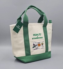 HOT SALE Starbucks x Peanuts 2026 Snoopy Pumpkin Tote Bag Limited Edition NEW picture