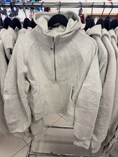 NWT Lululemon Scuba Half Zip Hoodie Plush Light M/L Grey  picture