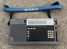 SONY ICF-2010 AIR/FM/LW/MW/SW/PLL Synthesized Receiver Short Wave. Working picture