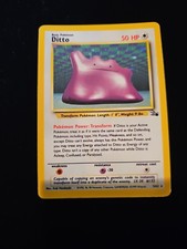 Ditto 3/62 Fossil Holo MP Moderately Played picture