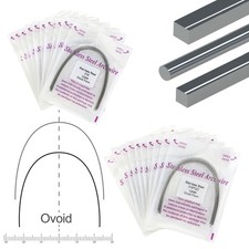 Arcos de ortodoncia Acero Orthodontic Stainless Steel Ovoid Round Rectangular picture
