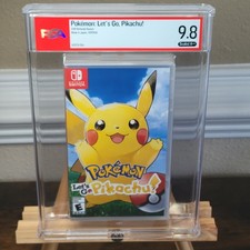 Pokemon: Let's Go, Pikachu PSA 9.8 A++ 1st Print Nintendo Switch 109155A picture