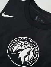Nike NBA Minnesota Timberwolves Elite Shooting Sleeveless Shirt Black Large NWT  picture