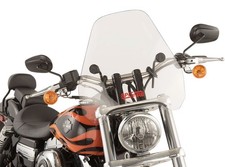 Slipstreamer S-06 Spitfire Windshield Clear with Black Hardware 7/8
