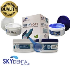 Dental Putty Fast / Regular Set PVS VPS Impression Material Mint 2 x 300 ml picture