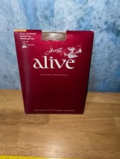 Hanes Women's Alive Full Support Control Top Pantyhose in Beige | Plus Size C picture