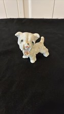 Vintage Ceramic West Highland White Terrier Figurine with Applied Rose picture