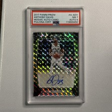 Anthony Davis 2017-18 Panini Prizm Mosaic #A-ADV Camo Prizm Auto /25 picture
