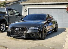 BKM RS7 Style Front Bumper set, fits Audi A7 S7 RS7 C7.5 2016+ Carbon Style picture