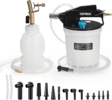 2L Brake Bleeder Vacuum Pump Kit Fluid Extractor w/ 1L Refilling Bottle Adapters picture