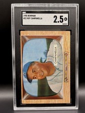 1955 Bowman - Roy Campanella #22 Well Centered Good Color SGC 2.5 picture