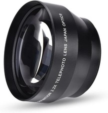 55MM HD 2.2X Telephoto Lens Attachment – Zoom Camera Lens for Canon Nikon Sony picture