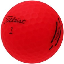 Titleist TruFeel Matte Red Used Golf Balls in Pristine Condition, AAAAAA Quality picture