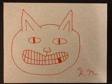 Original Hand Drawn Sharpie Masterpiece By Kyle #2 - Signed First Edition picture