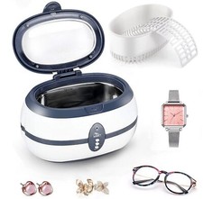 Ultrasonic Cleaner Jewelry Watch Glasses Coin Cleaning Machine Stainless Steel picture