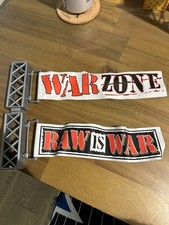 Jakks Pacific 1999 WWF Titan Tron Live Stage BANNERS ONLY Accessories War Zone picture