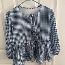 commense gingham top picture