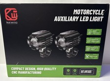 Kewig Motorcycle Auxiliary LED Lights - 6000 Lumens - Universal Adjustment picture