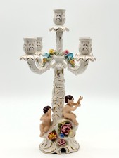 Fabulous Vintage Dresden West Germany Fine Porcelain Five Branches Candelabra picture