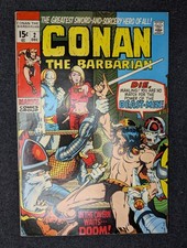 Conan the Barbarian #2 (Marvel Comics 1970) Barry Windsor-Smith FN/VF approx 7.0 picture