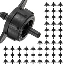 50-Pack 1.1GPH Pressure Compensating Drippers for Garden Lawn Drip [Black] picture