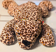 Ty Pillow Pals Speckles Leopard Beanbag Plush 1999 With Tags picture