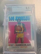 1971-72 TOPPS WILT CHAMBERLAIN BASKETBALL CARD #70 GRADED BECKETT 6.5  picture