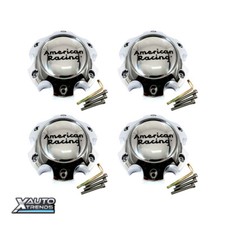 4 x American Racing Wheel Center Cap 6X5.5 Chrome 1079L145-C2 picture