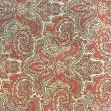 VTG RALPH LAUREN Irish Cottage BRIDGET Pink Paisley FULL Flat Sheet Cotton NEW picture