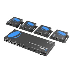 OREI 4K 1x4 HDMI Extender Splitter Over CAT6/7 Ethernet Cable Up to 4K@30Hz picture