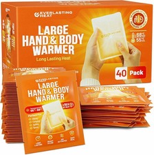 XL Hand & Body Warmers Disposable Air Activated – Up to 18 Hours Heat, 40 Pack picture