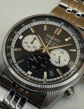 Seiko Panda Meca Quartz Panda Chronograph SSB429 - Complete Set, Excellent picture