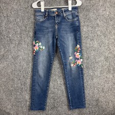 Pilcro Anthropologie Jeans Womens Size 26 Ankle Floral picture