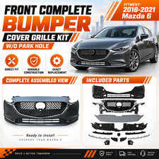 Complete Front Bumper Kit Fits 2018-2021 MZ6 Mazda 6 Without Parking Sensor Hole picture